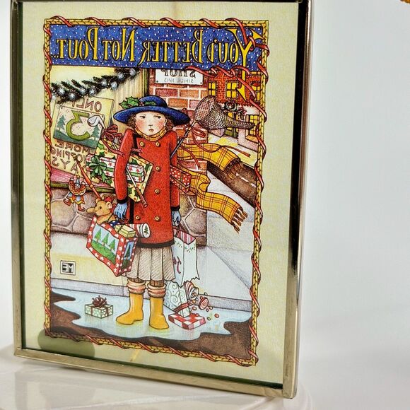 Mary Engelbreit Stained Glass Suncatcher Better Not Pout Shopper Via Vermont - Picture 4 of 10